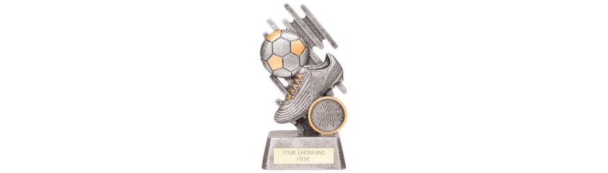 FOCUS FOOTBALL RESIN TROPHY - AVAILABLE IN 3 SIZES - 11CM - 15CM FOCUS FOOTBALL RESIN TROPHY - AVAILABLE IN 3 SIZES - 11CM - 15CM